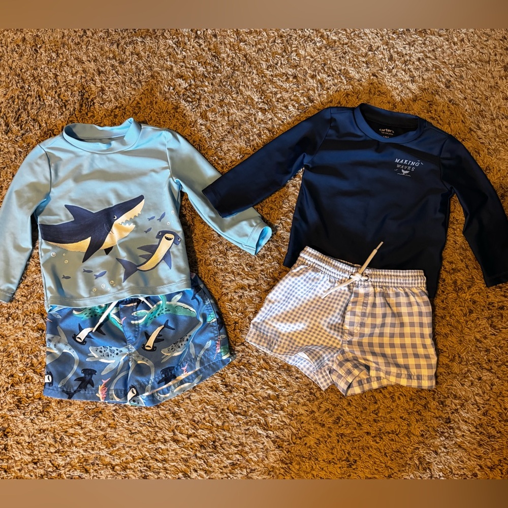 2 Carters Swim Sets